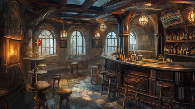 Fantasy Tavern Interior Artwork