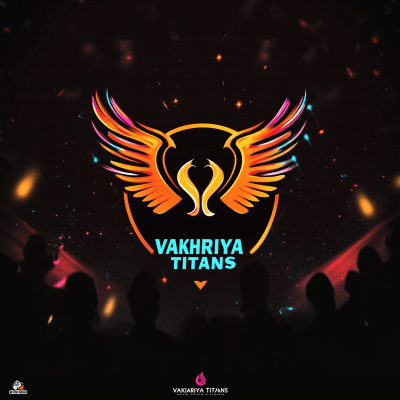 Team Vakhariya Titans Talent Show Logo