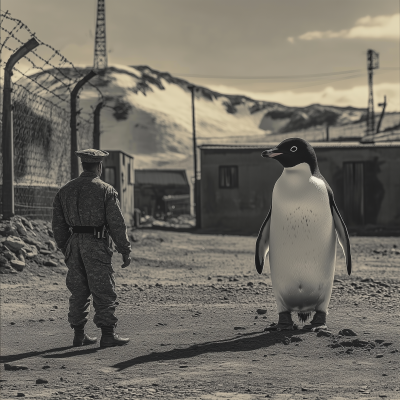 Adelie Penguin Commanding Officer