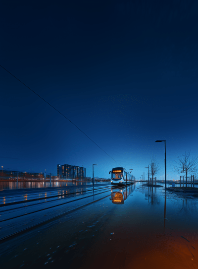 Underwater Tram Station