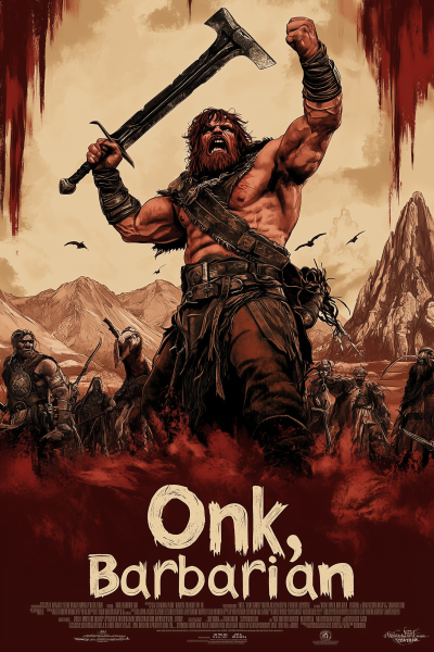 Onk, Barbarian of the Southlands Poster