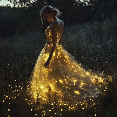 Gown of Fireflies