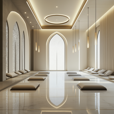 Modern Serene Prayer Hall