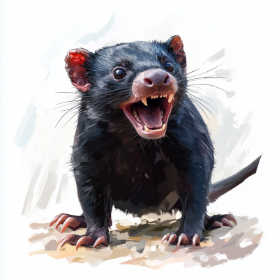 Tasmanian Devil Illustration