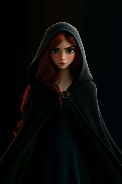 Enchanting Cloaked Character