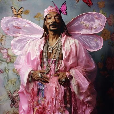 Snoop Dogg Pink Fairy Costume