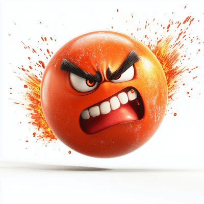 Angry Bowling Ball