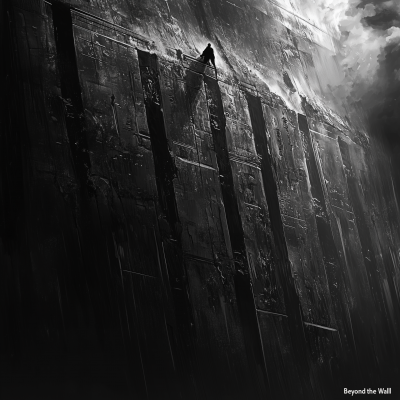 Dramatic Monochrome Concept Art for Beyond the Wall