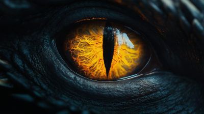 Black Dragon’s Eye Close-Up