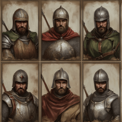 Medieval Guards Portraits