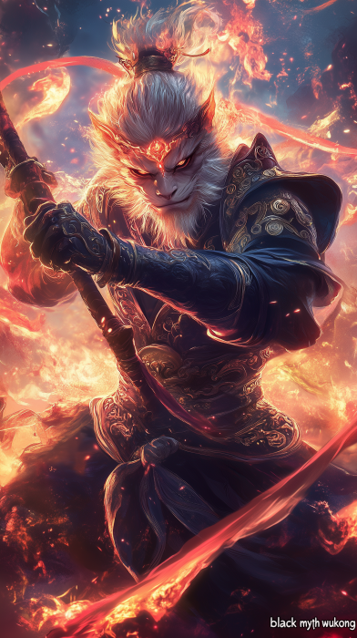 Custom Sun Wukong Thumbnail Art