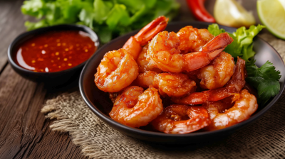 Fried Shrimp with Chili Sauce