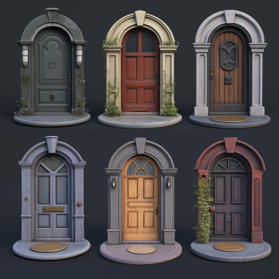 Various Style Exterior Front Doors Diormas