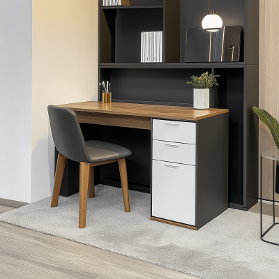 Dark Gray Interior Desk