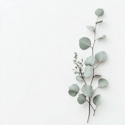 Minimalist Eucalyptus Composition