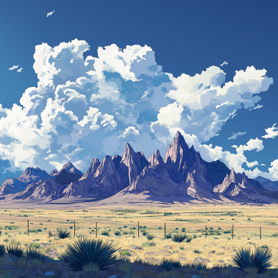 Animated Landscape in Las Cruces