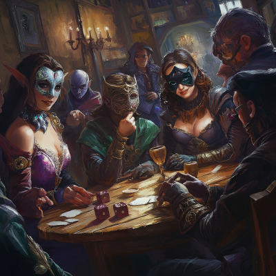 Masquerade Dice Game