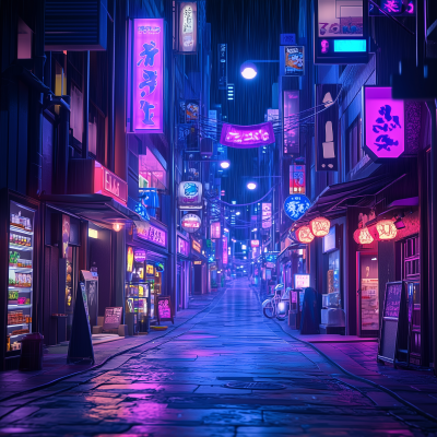 Neo Tokyo Street Lights