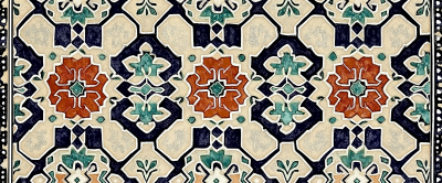 Traditional Uzbek Geometric Painting