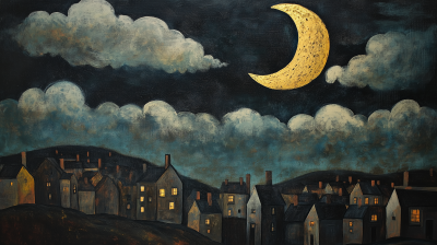 Moonlit Town