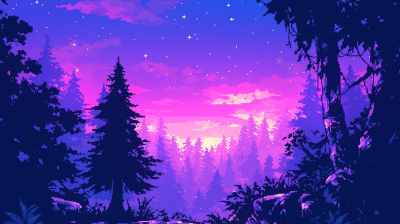 Purple Magic Background