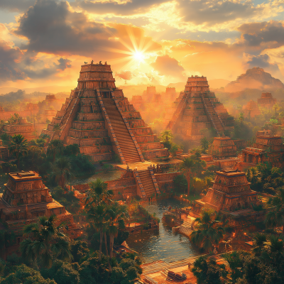 Ancient Aztecan City