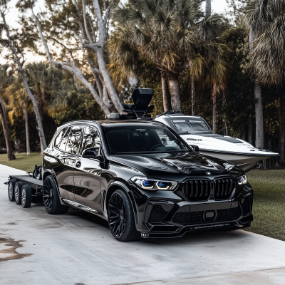 Luxury Combination: BMW X5 and Jetski