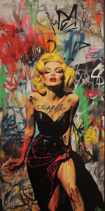 Marilyn Monroe Pop Art Poster