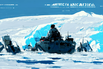 Antarctica Political Map Military Fiction