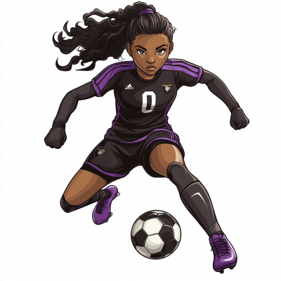 Girl Soccer Player