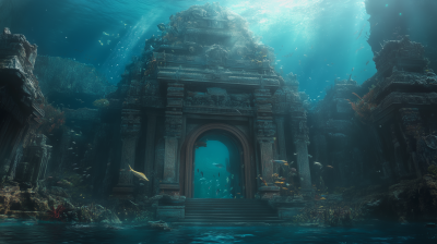 Underwater Dwarva City Main Door