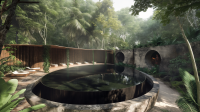 Circular Wellness and Spa Center in Tulum Jungle