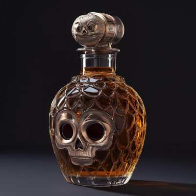 Locked Tequila Bottle Design