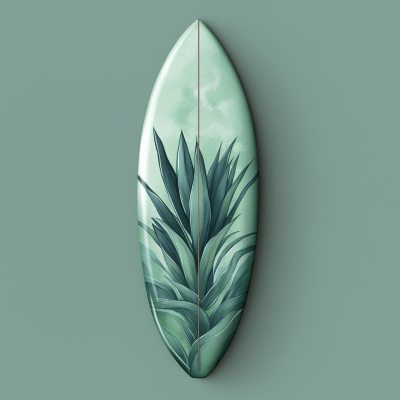 Agave Print Surfboard