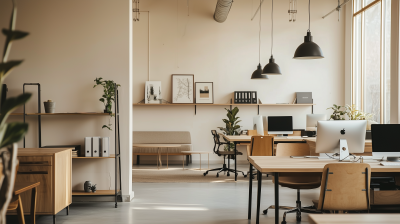 Modern Minimalist Office Interior