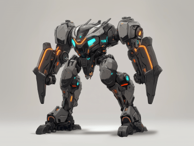 Mech Side and Back View