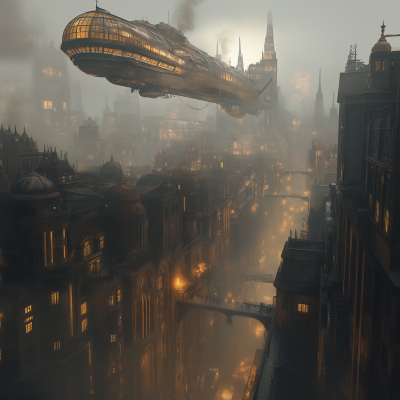 Steampunk Sky City