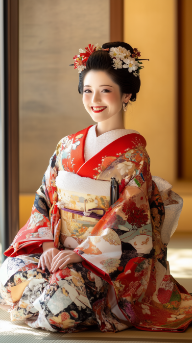 Japanese Kimono Lady