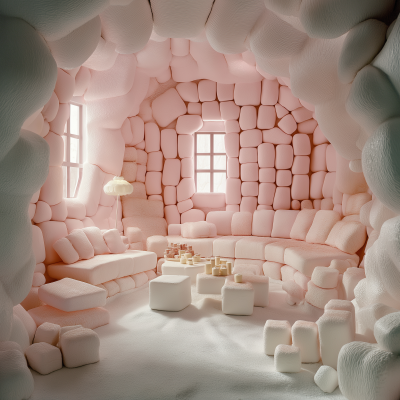 Marshmallow House Interior