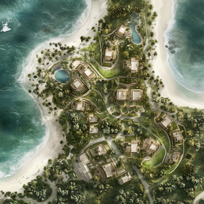 Luxurious Eco Resort Master Plan