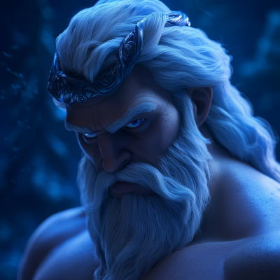 Zeus in Disney Pixar Style