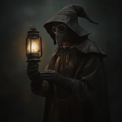 Plague Doctor in Horror Style