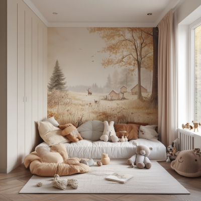 Pastel Autumn Children’s Room