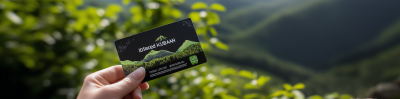 Gift Card with Nature Theme