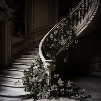 Moody London Chateau Staircase