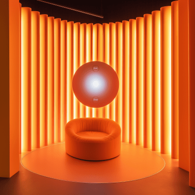 Modern Orange Photo Moment