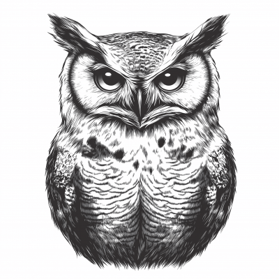 Owl Logo Front View