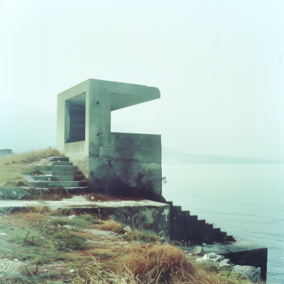 Albanian Bunker on Isolated Island