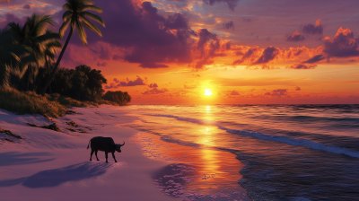 Tropical Beach Sunset