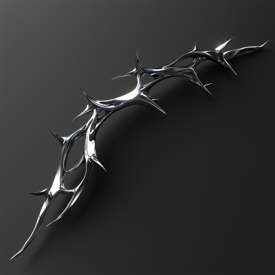 Neo Tribal Vine Branch with Thorns